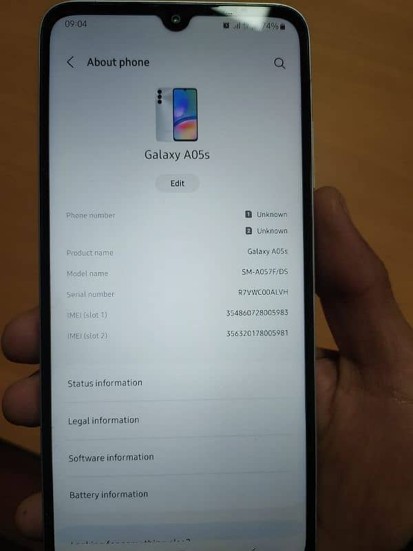 Samsung A05s 4