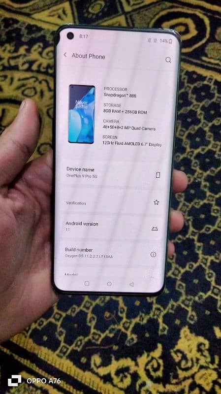 OnePlus 9 pro 5G dual sim 8/256 Pta approved 11