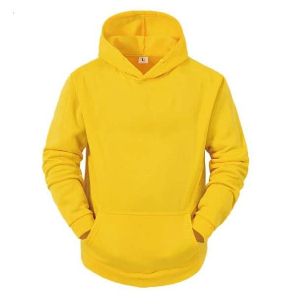 Men Hoodie Long Sleeve Solid Color Regular Fit Men Sweatshirt Men And 4