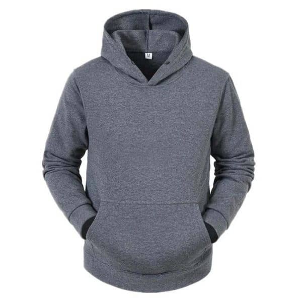 Men Hoodie Long Sleeve Solid Color Regular Fit Men Sweatshirt Men And 5