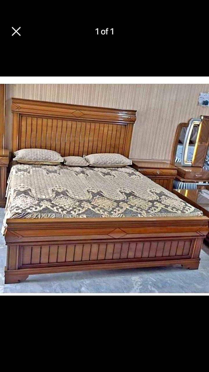 bed / bed set / double bed / king size bed / wooden bed / chinioti bed 18