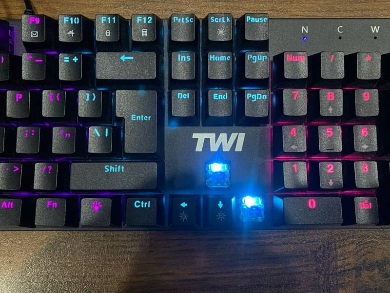 TWI-KD 911 RGB Mechanical Keyboard with Blue switches Price kam krdeng 4