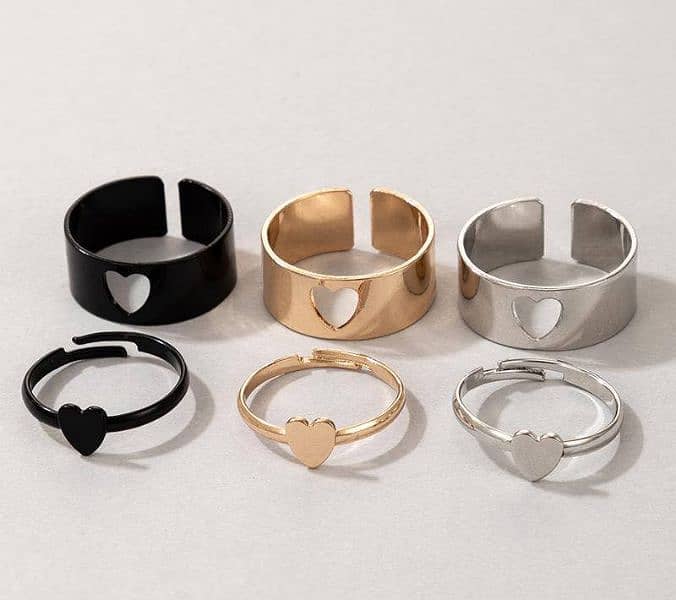 6 pcs ring set with free delivery 0