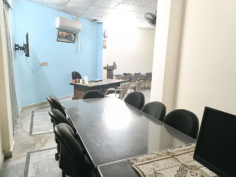 Office, shops for rent in Faisalabad  Co working space available 7