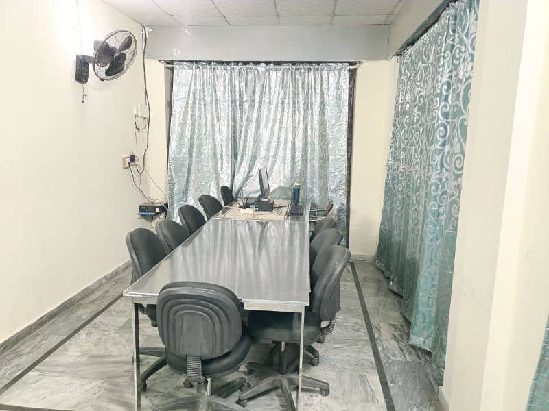 Office, shops for rent in Faisalabad  Co working space available 9