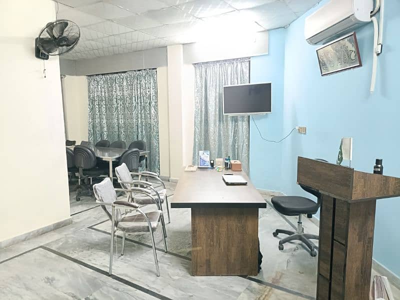 Office, shops for rent in Faisalabad  Co working space available 11