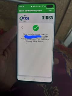 Samsung S10plus pta approved