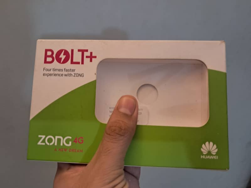 Unlocked Zong Bolt Plus 4