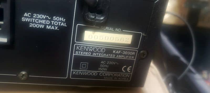 original Uk Used Kenwood amplifier with remote 1