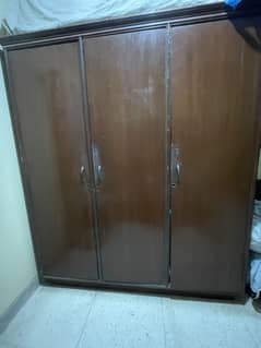 Wood wardrobe