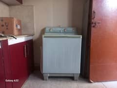 washing machine+dryer in sage colour