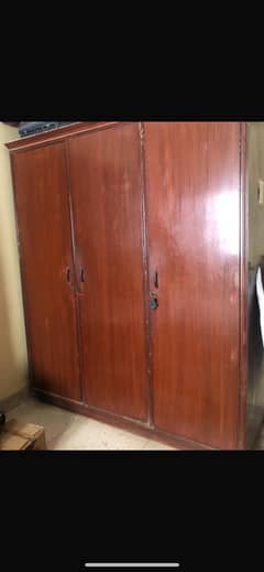 Wardrobe and 2 side tables