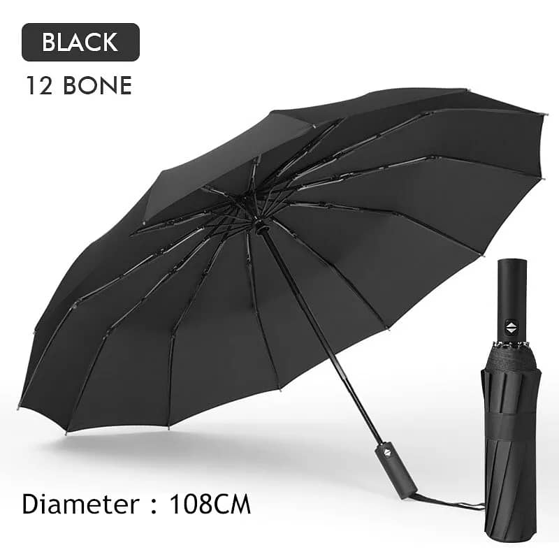 UV-resistant foldable automatic umbrella for rain 0