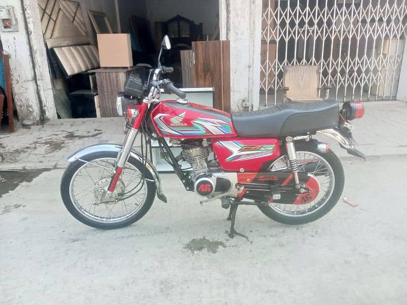 Honda 125 Model 2023 Rawalpindi Number 6