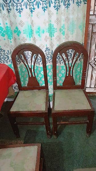 Dinning table with four chairs 7