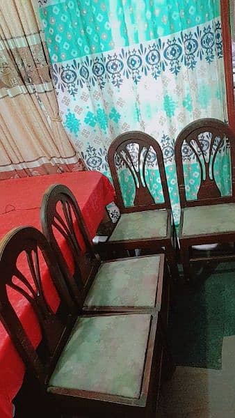 Dinning table with four chairs 8