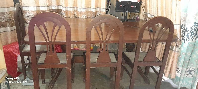 Dinning table with four chairs 12