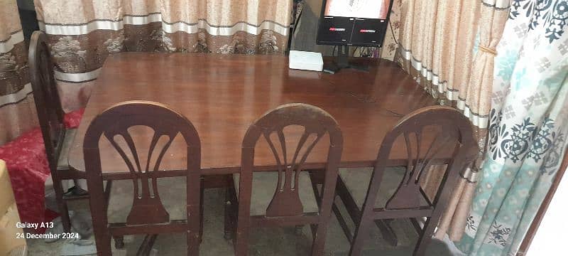 Dinning table with four chairs 13