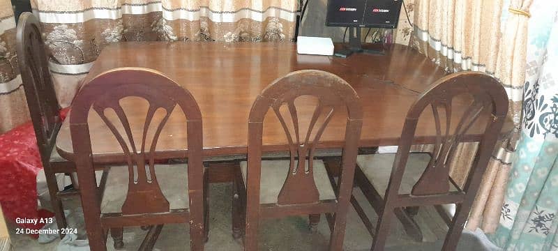 Dinning table with four chairs 14