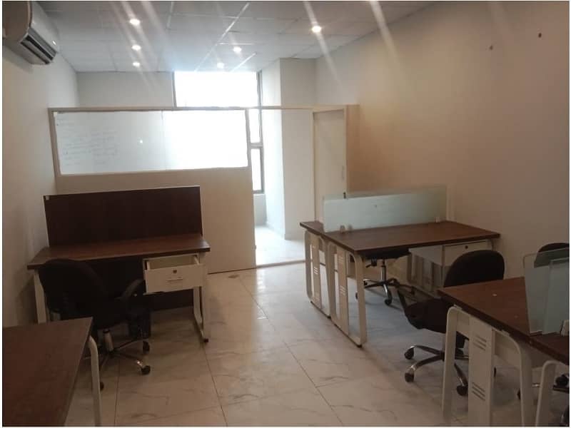 Fully Furnished Area 470 Square feet corporate office Available for rent in Gulberg 3 Lahore 0