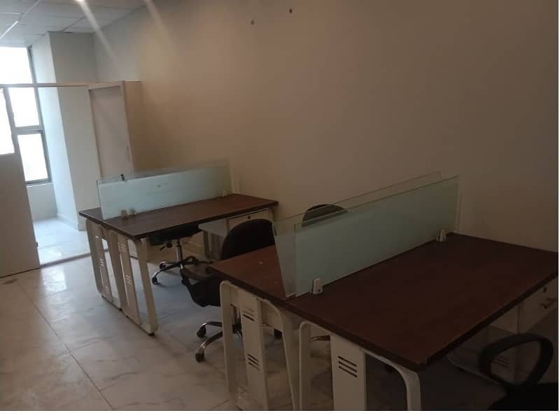 Fully Furnished Area 470 Square feet corporate office Available for rent in Gulberg 3 Lahore 4