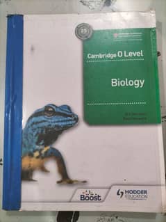 Cambridge O Levels book biology