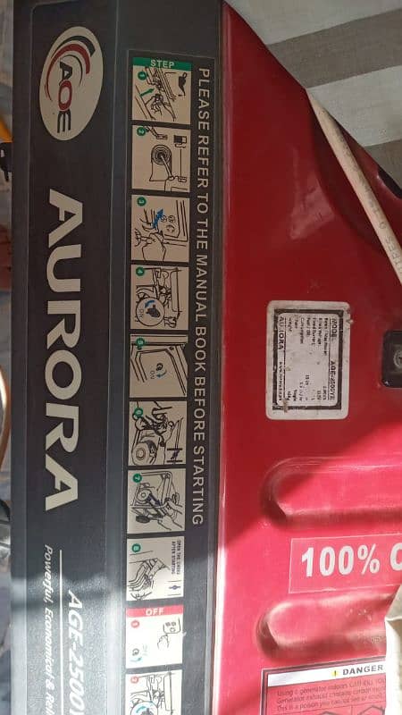 3 kva Generator 220 hours used 0