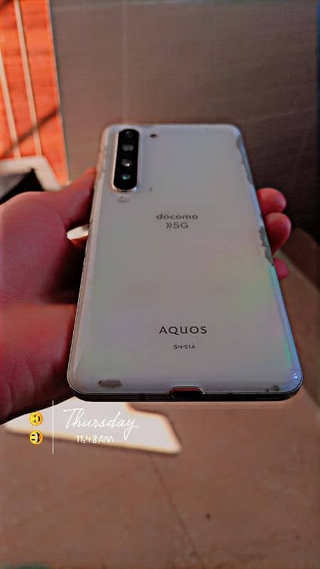 Aquos R5g Sharp 12 gb ram 256 gb storage for sale 2