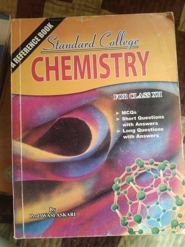 Chemistry book and guide of 11t,12th grade of Punjab textbook board. 2