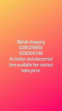 all item available her contact on whatapp