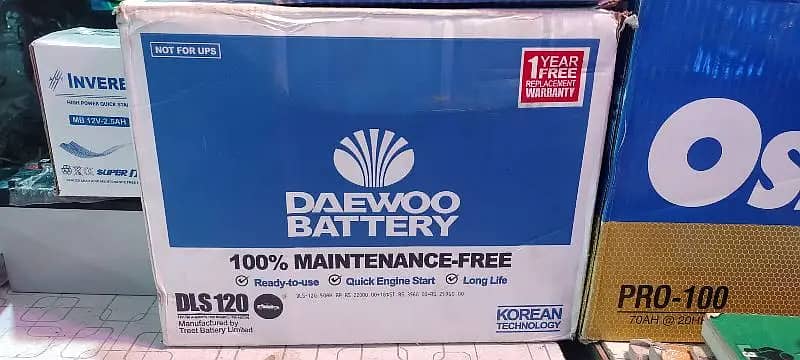 Batteries whole sale and retail / Battery for UPS, Solar and Generator 0