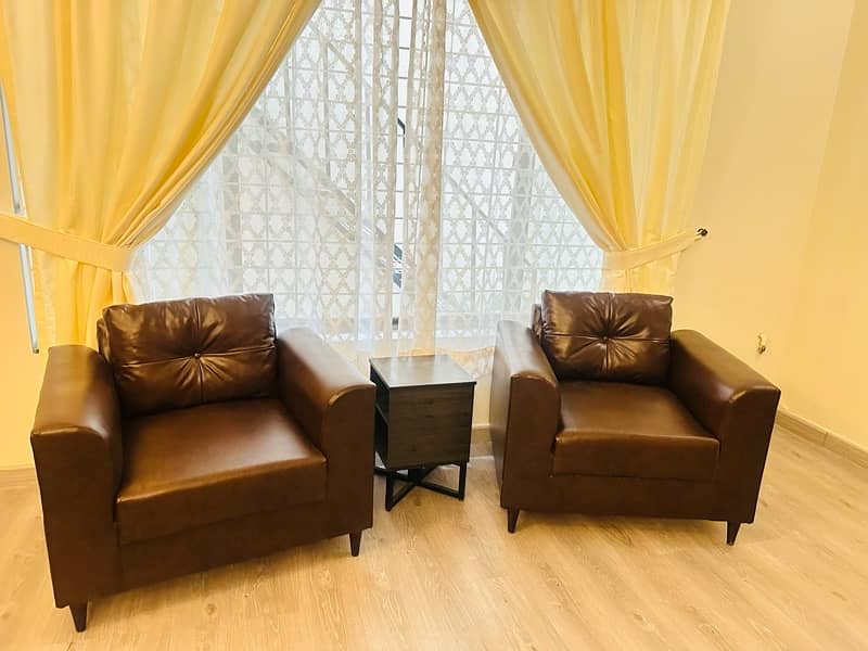 Brand New Leather Sofa Set of two for Sale 1