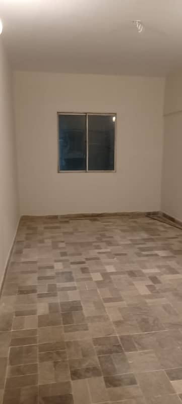 three bed dd in kehkashan apartment for rent in johar 15