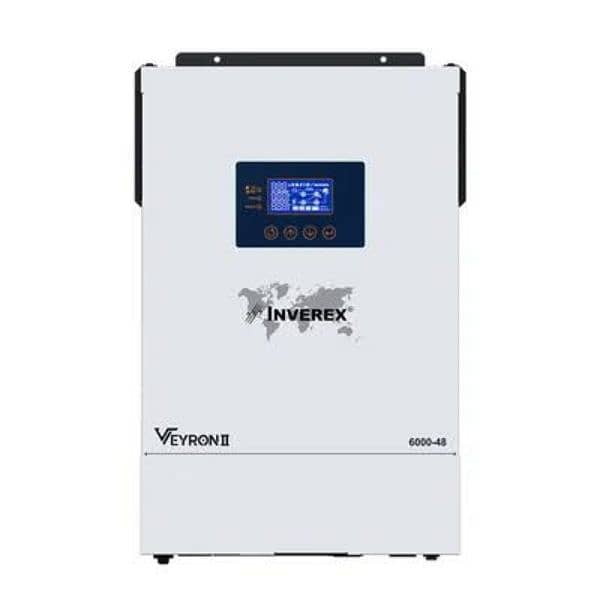 inverex veyron ll 6000w-48v 6kw Hybrid inverter 5 years warranty 0