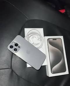 IPhone 15 pro Max Natural Titanium