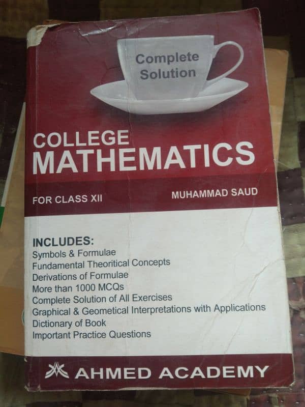 11th and 12th grade Mathematics books with Ahmed Acedmy guides. 2