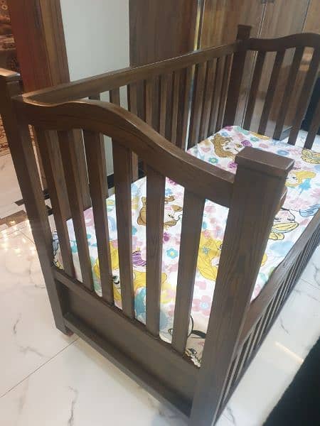 Baby crib / Baby cot just 1 week used 1