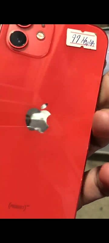 iphone 12 original waterpack red color condition 10 by 10   98% bettry 2