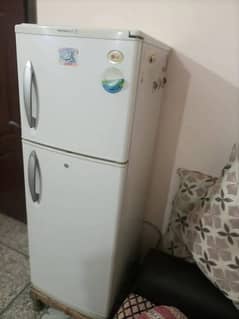 LG Refrigerator with stablizer and Wooden stand