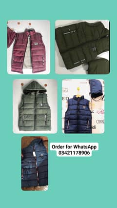 Men's Stitched Parachute Quilted Plain Sleeveless Jacket free delivery