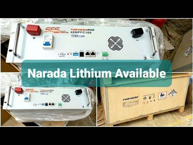 Narada lithium batteries available 0