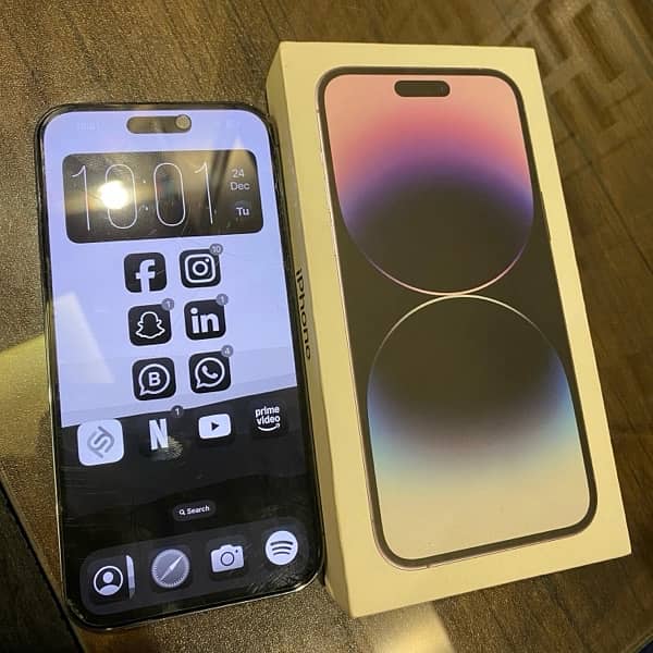 Iphone 14 Pro Max JV 128 Gb With Box. 2