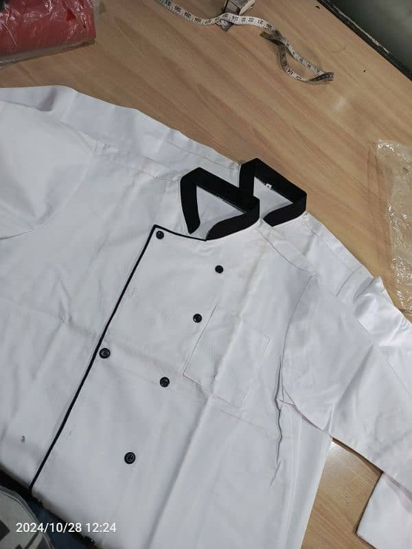 Hoodie Shirt Chef Coat Cap Uniform 6