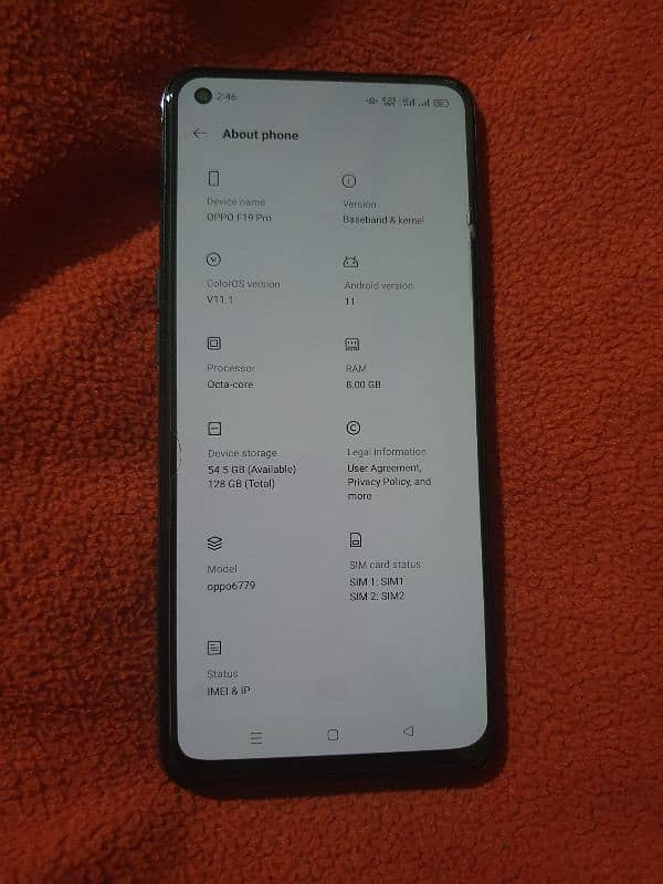 OPPO F19 Pro 8/128 Official PTA APPROVED 8