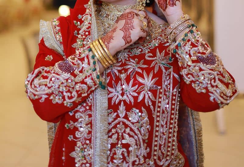 Bridal barat dress with potli 0