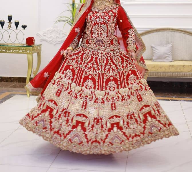 Bridal barat dress with potli 1