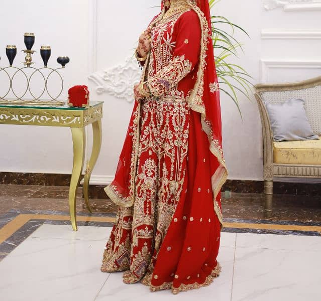 Bridal barat dress with potli 2