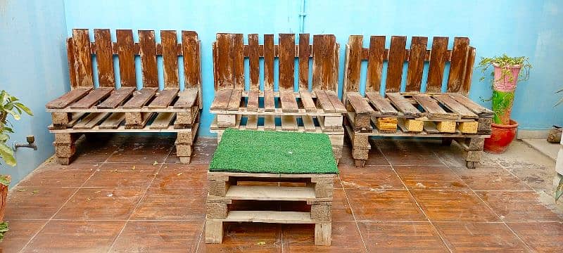 Outdoor Pallet sofa 1