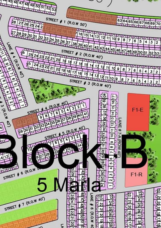 5 Marla Plot In Executive B Block Available For Sale 0