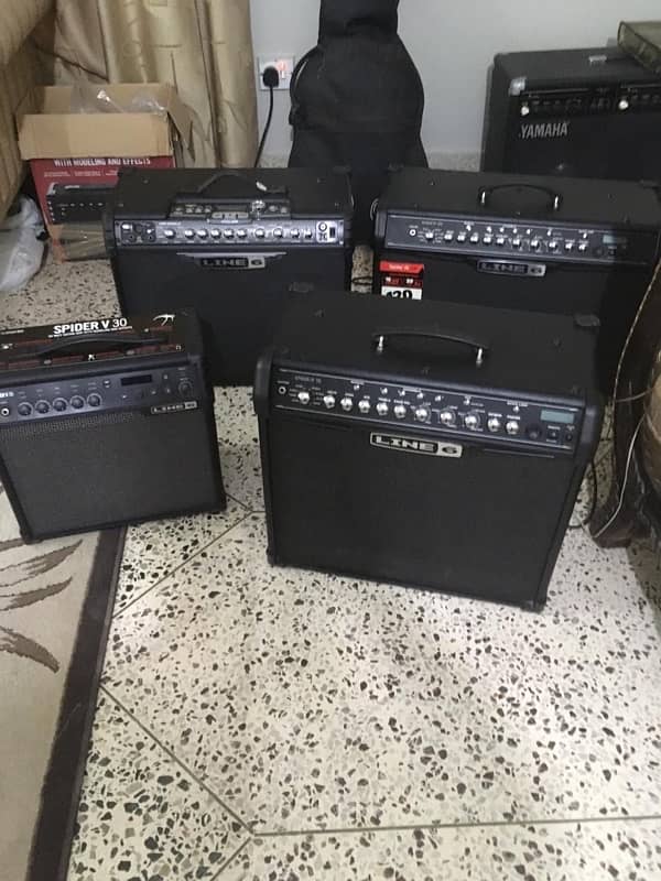 Line6 Spider IV, 120 Wtts Gtr Amp 2x10” Spkrs 2